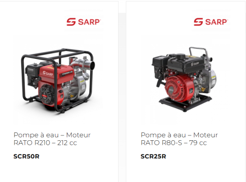 POMPE A EAU SARP